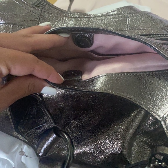 Coach metallic hobo bag - Picture 7 of 9